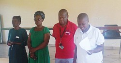 Angy Motlhabane (Praise and Salvation Foundation),Lenah Kgaswane (Cogta) ,Martha Kgari (Social Development) Thapelo Disang of Sassa