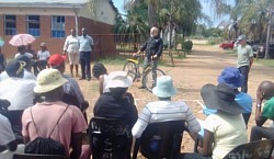 More than 100 bicycles were donated to grade 10 learners at the school.