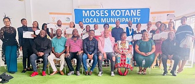 The Moses Kotane Local Municipality in the North West province hosted a successful graduation ceremony at Modizen Guest House in Mogwase .