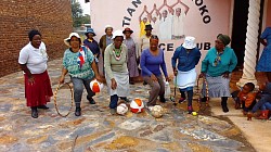 TIANG BO KOKO Service Club is making a different in Tlokweng, Silverkrans in the North West province....